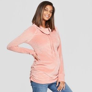 Isabel Velour maternity top